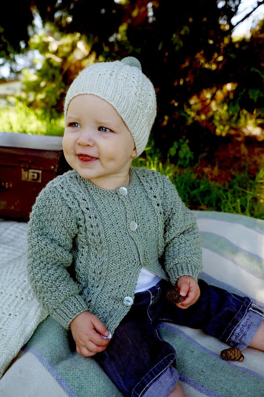 LisaFDesign - BC71 Addison Cardi and Beanie