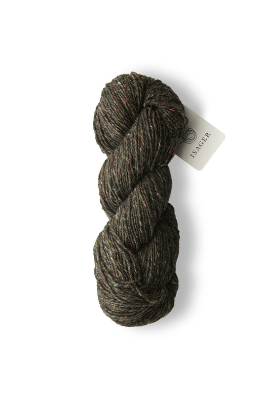 Isager - Aran Tweed - Black