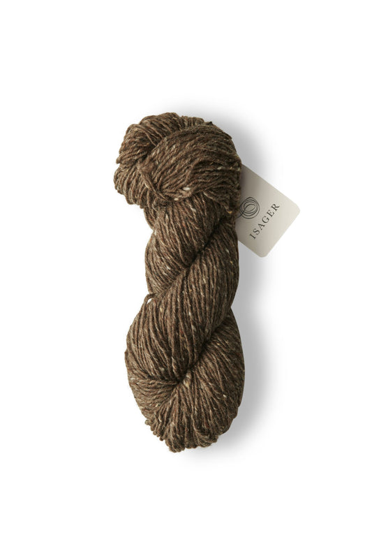 Isager - Aran Tweed - Brown