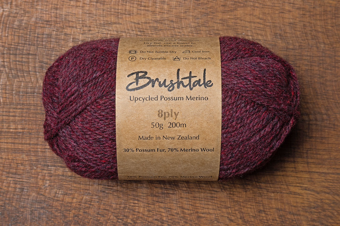 Brushtale - 8-Ply Upcycled Possum Merino - Firefly 358