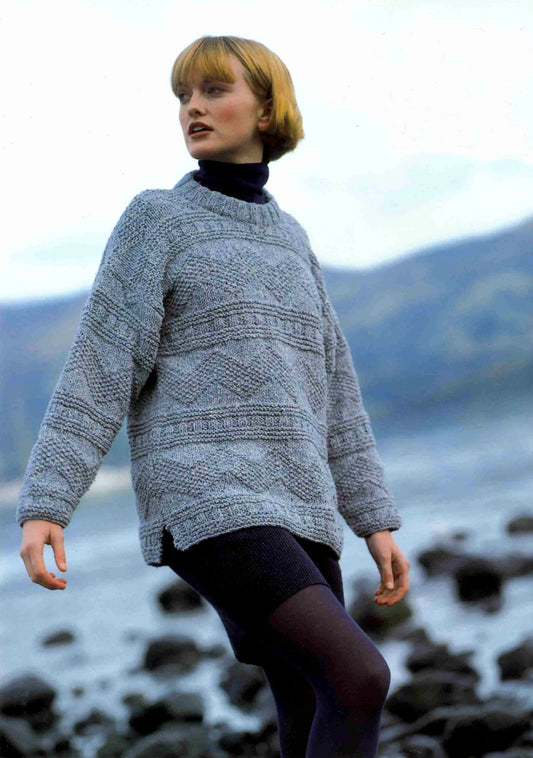 LisaFDesign - Vintage - Zig Zag Textured Sweater