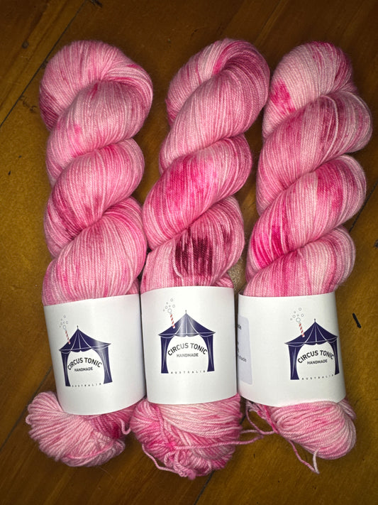 Jubilee Sock - Circus Tonic Handmade Yarn - Tulle