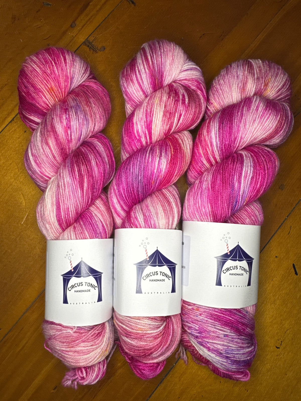 Jubilee Sock - Circus Tonic Handmade Yarn - Mangosteen