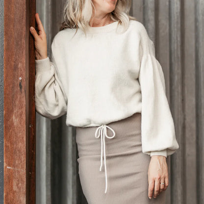 Gather Sleeve Sweater - Purl Foundry