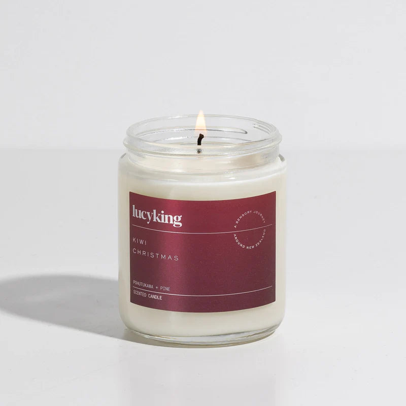 Candle - Medium - Kiwi Christmas - Lucy King