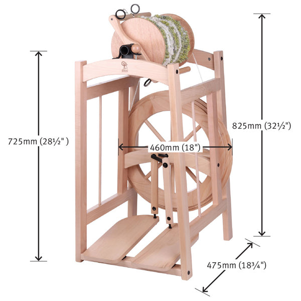 Spinning Wheel - Country Spinner 2 - Ashford Lacquered