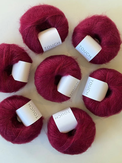 Rata Red - Mohair Silk - Touch Yarn