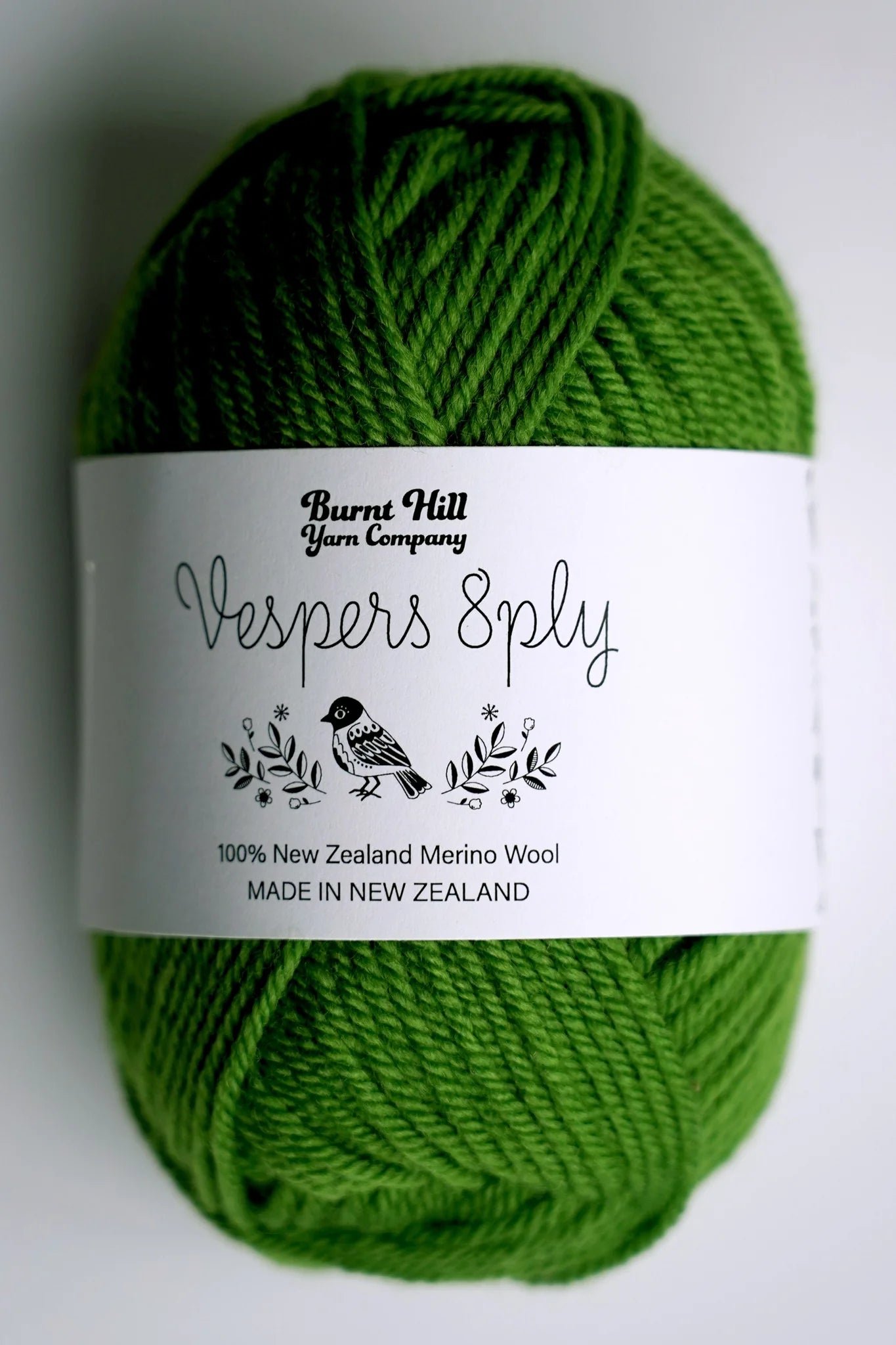 Burnt Hill Yarn Company - Vespers 8-Ply - Cinnabar Green