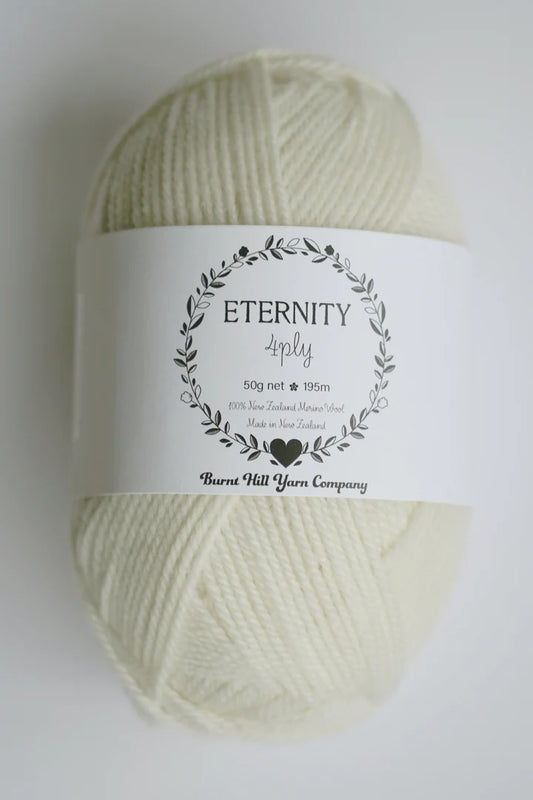 Burnt Hill Yarn Company - Eternity 4-Ply - White Quartz