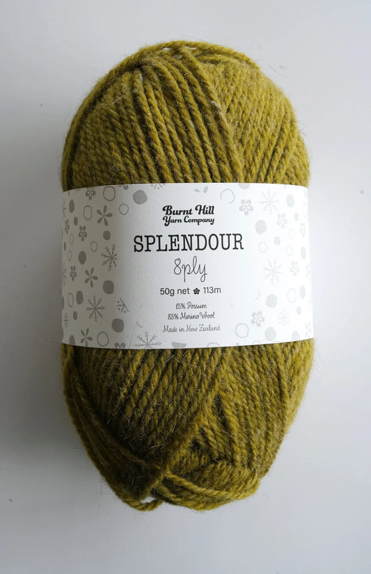 Burnt Hill Yarn Company - Splendour 8-Ply - Olive Grove 04