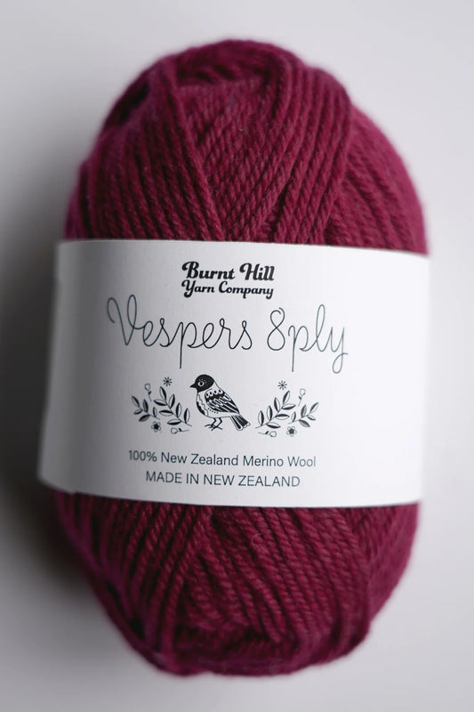 Burnt Hill Yarn Company - Vespers 8-Ply - Raspberry Fields