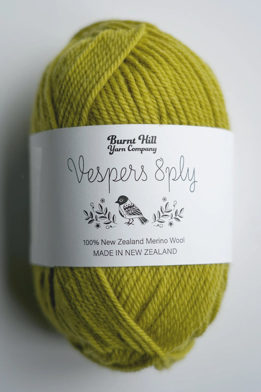 Burnt Hill Yarn Company - Vespers 8-Ply - Crunchy Pear