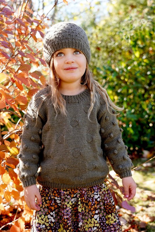 LisaFDesign - LF39 Olive Sweater and Hat