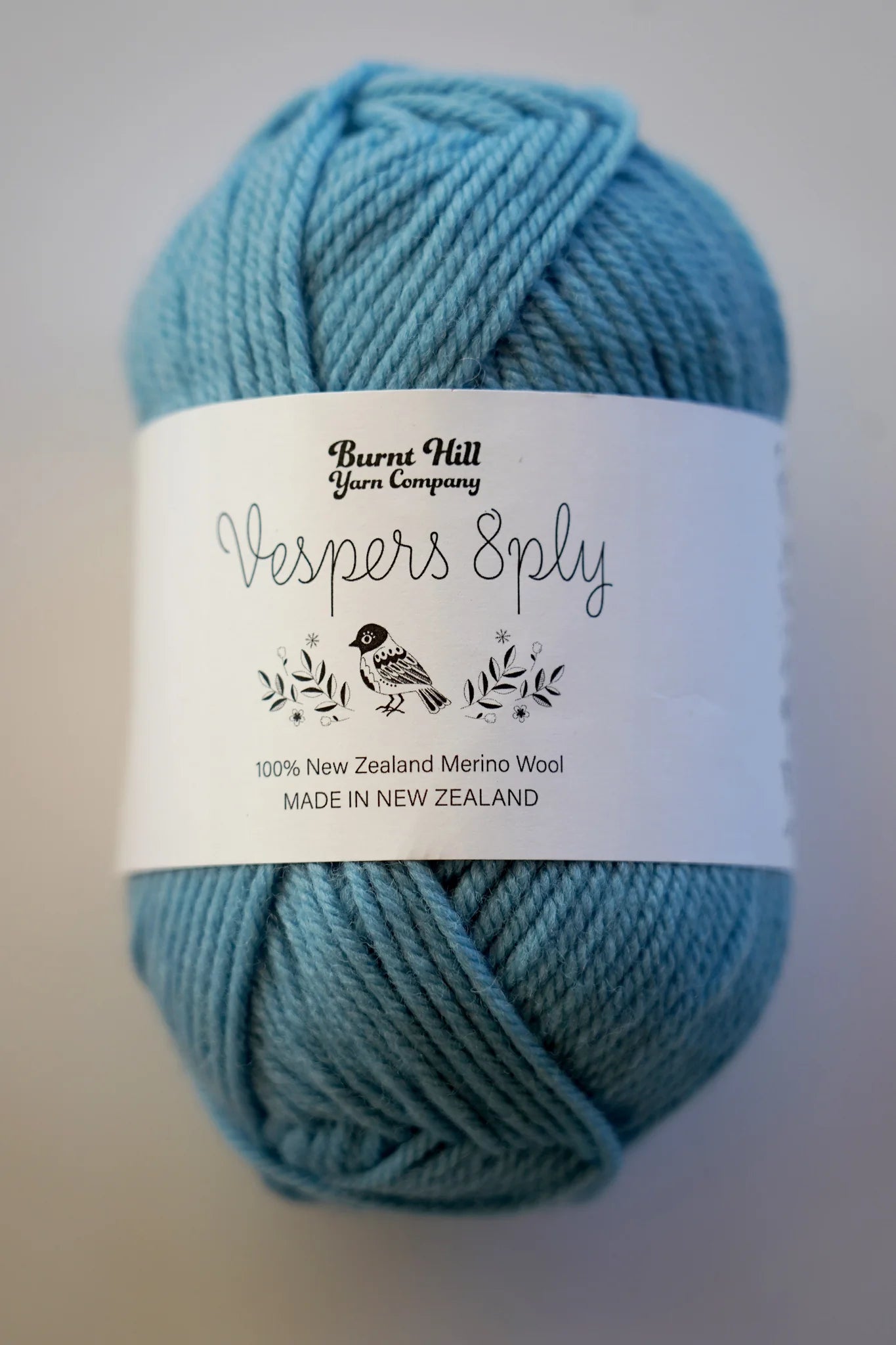 Burnt Hill Yarn Company - Vespers 8-Ply - Soft Chambray