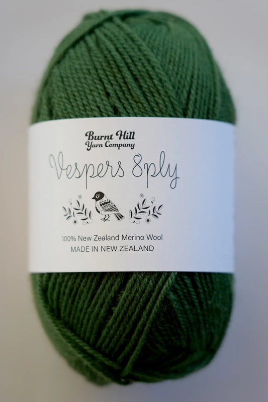 Burnt Hill Yarn Company - Vespers 8-Ply - Evergreen