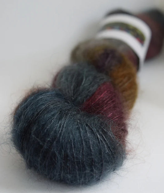 Yarnfloozy - Mohair - Blackened Rainbow