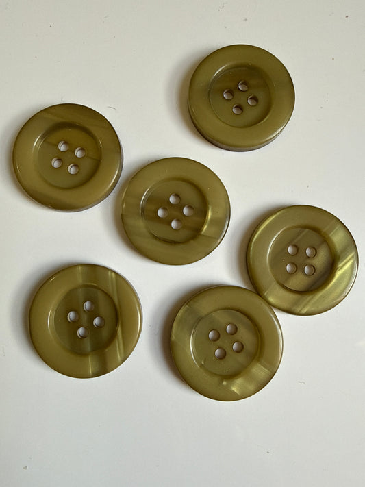 Buttons - Vintage Green #6