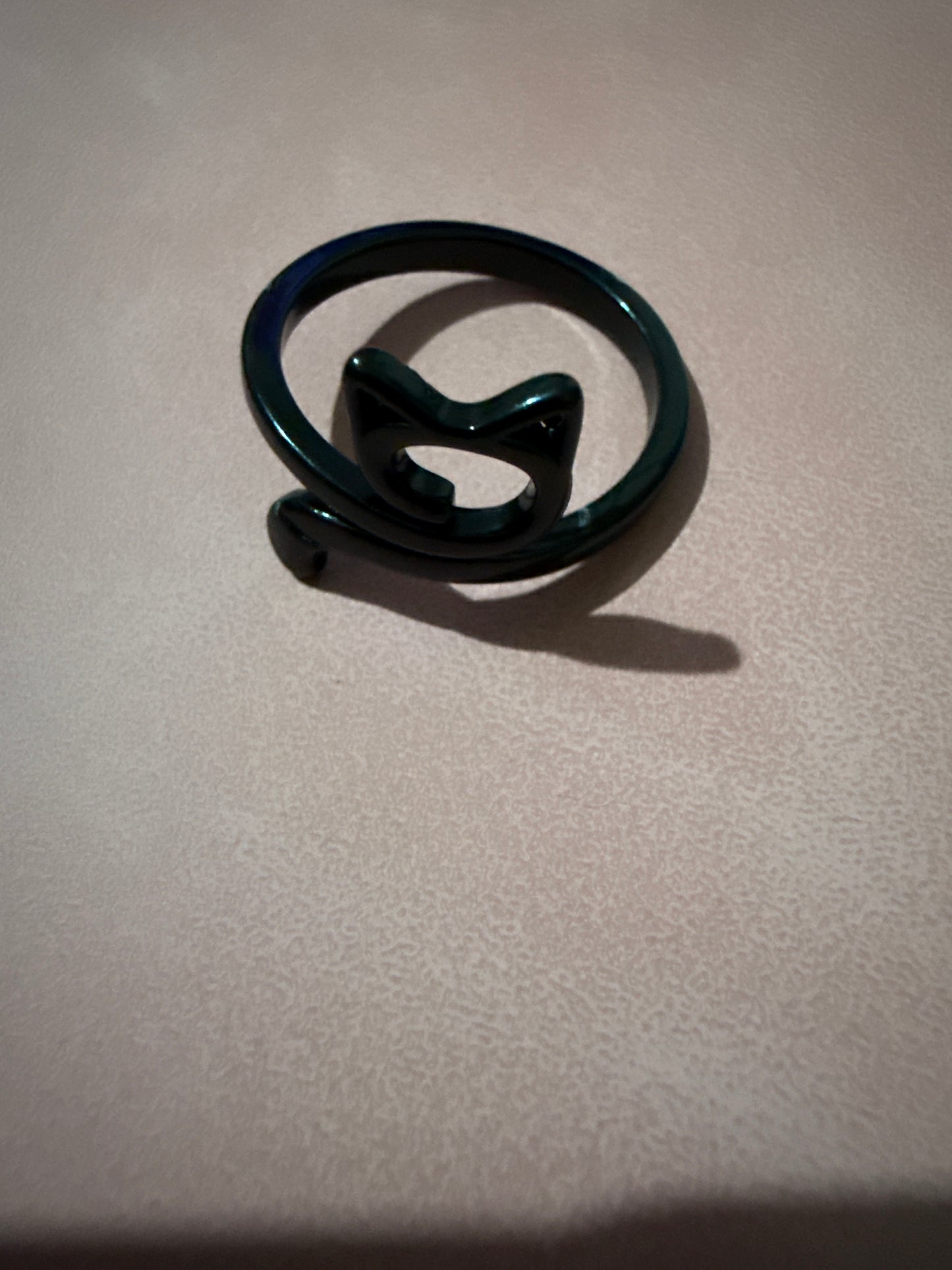 Ring - Yarn Guide - Black Cat