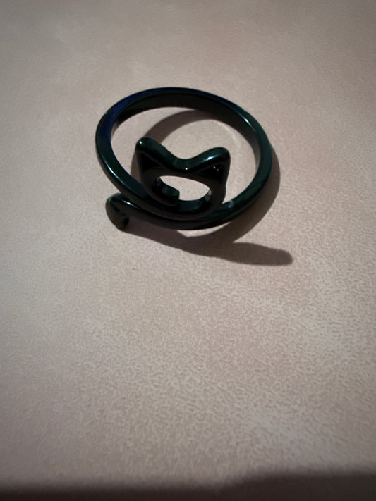 Ring - Yarn Guide - Black Cat