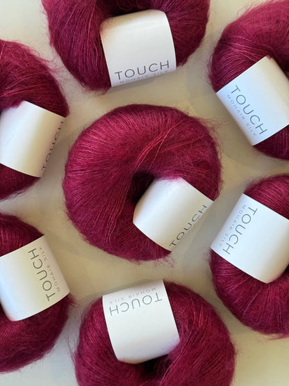 Rata Red - Mohair Silk - Touch Yarn