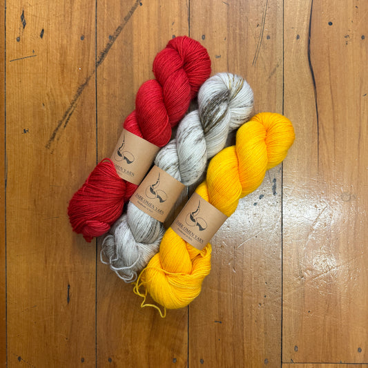 Color Craving - Westknits MKAL 2013 Shawl Kit - Dark Omen Merino Plus #1