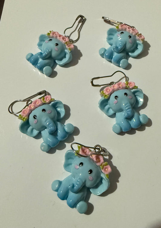 Stitch Markers - Elephants