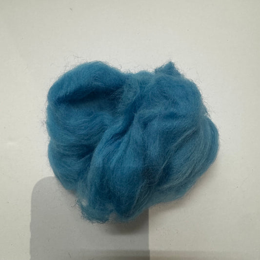 Needle Felting Corriedale Pack Small - Teal Blue
