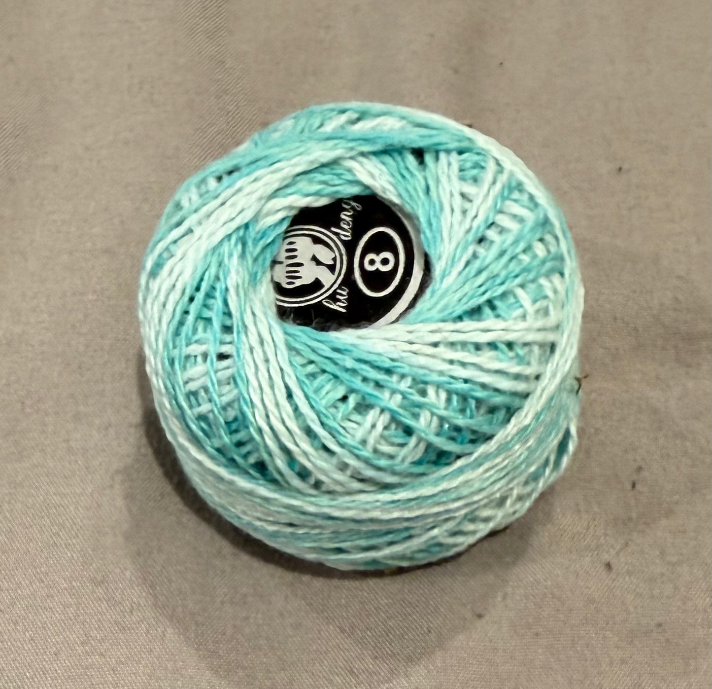 Cotton Thread - Spool x 1 - Blue/White Multi