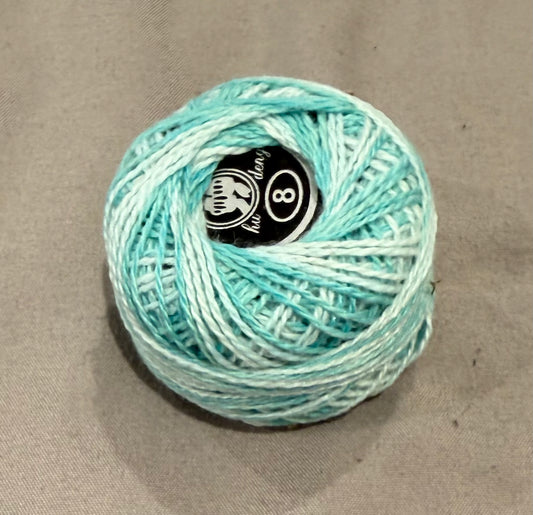 Cotton Thread - Spool x 1 - Blue/White Multi