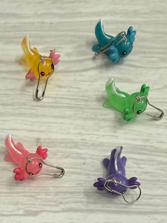 Stitch Markers - Axolotl