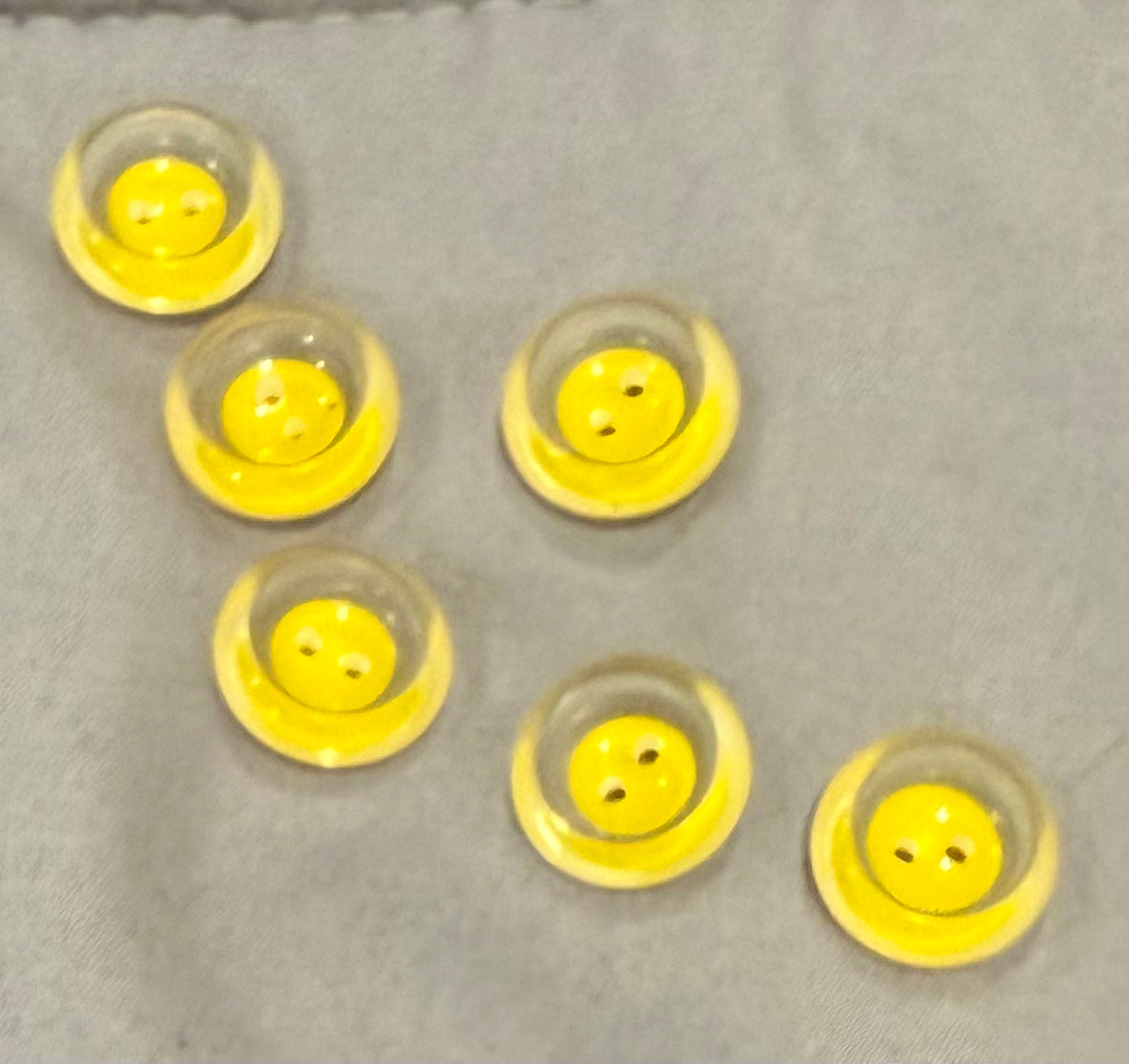 Buttons - Vintage Yellow #9