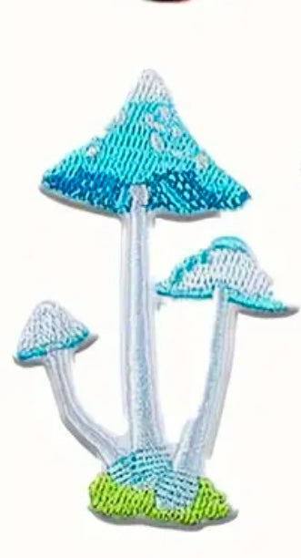 Patches - Blue/White Toadstool