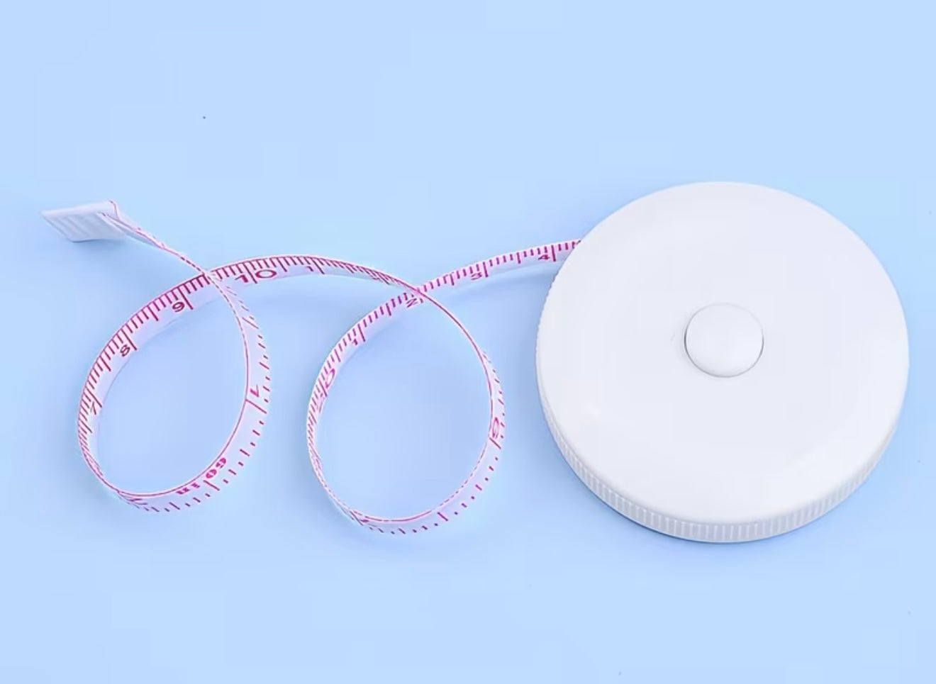 Tape Measure - Retractable 150cm - White