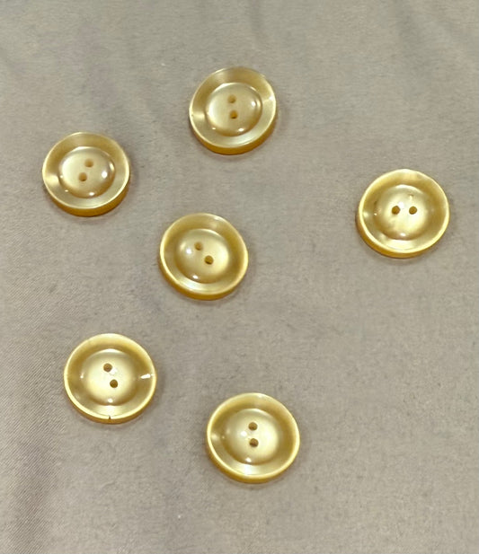Buttons - Vintage Yellow #2