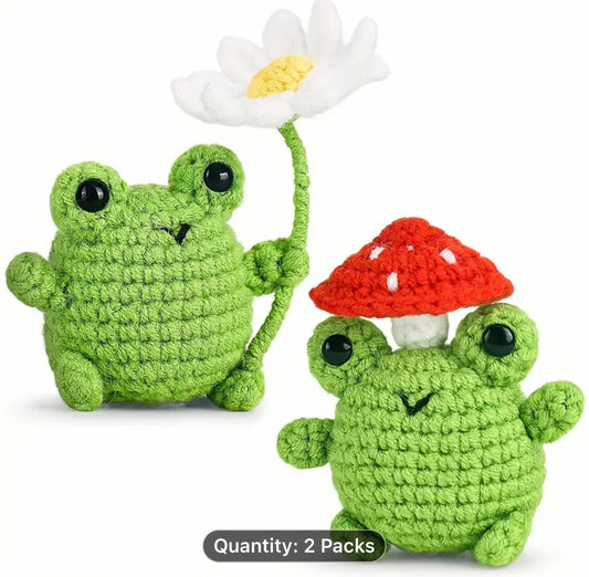 Amigurumi Crochet Kit - Frogs