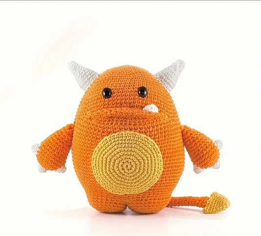 Amigurumi Crochet Kit - Orange Monster