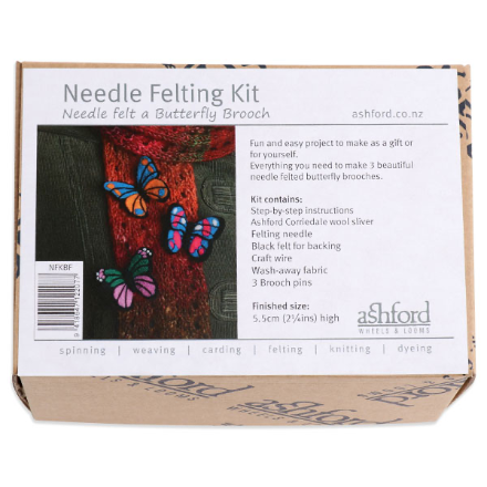 Ashford - Needle Felting Kit - Butterflies