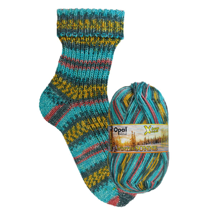 Opal XL Winter Sonne DK/8 Ply - 150g - Moment of Happiness 11430