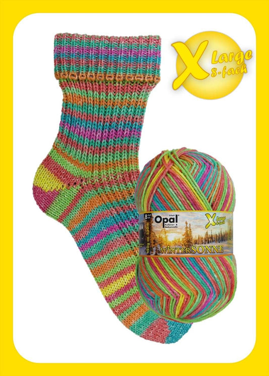 Opal XL Winter Sonne DK/8 Ply - 150g - Powder Snow 11435