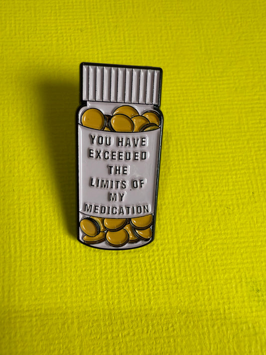Enamel Pin - Exceeded the Limits