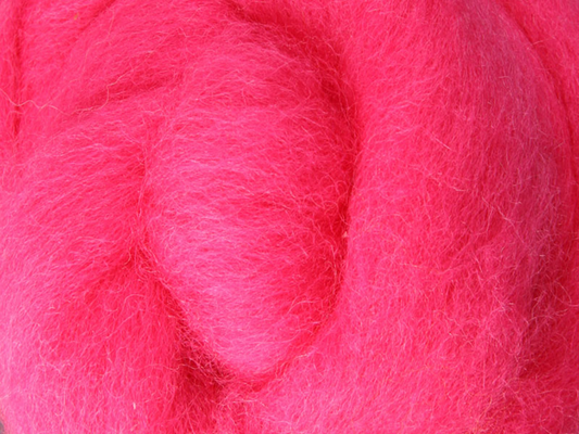 Corriedale Fibre 50g Sliver - Pansy