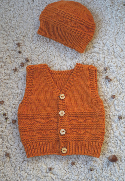Finlay Vest and Hat - LisaFDesign BC145