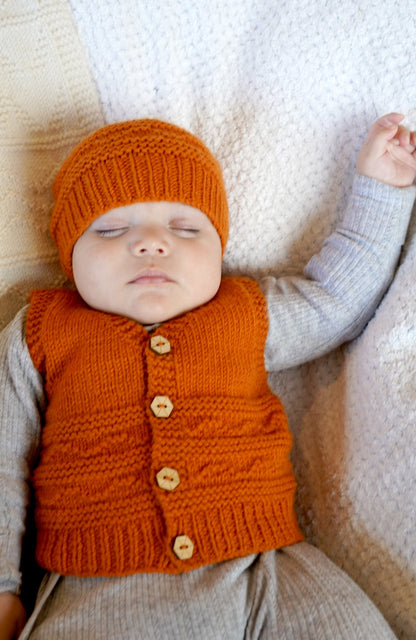 Finlay Vest and Hat - LisaFDesign BC145