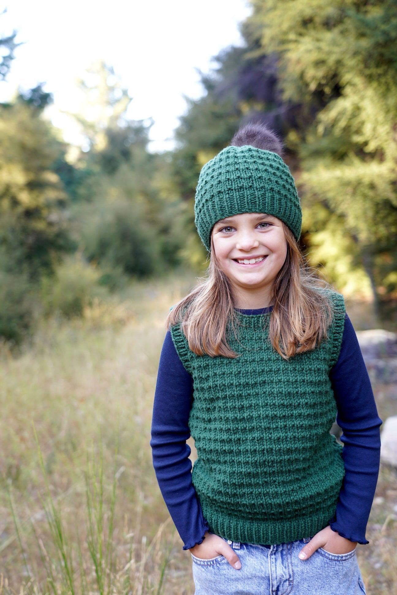 Keeley Vest and Hat - LisaFDesign LF59