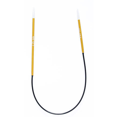 KnitPro Zing - 2.25mm - 25cm Asymmetrical Fixed Circular Needle