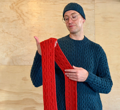 Ties that Bind Scarf - EBEforever designs - PDF PATTERN