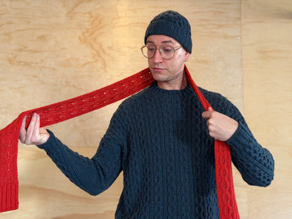 Ties that Bind Scarf - EBEforever designs - PDF PATTERN