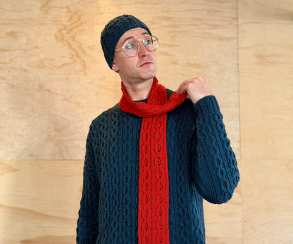 Ties that Bind Scarf - EBEforever designs - PDF PATTERN