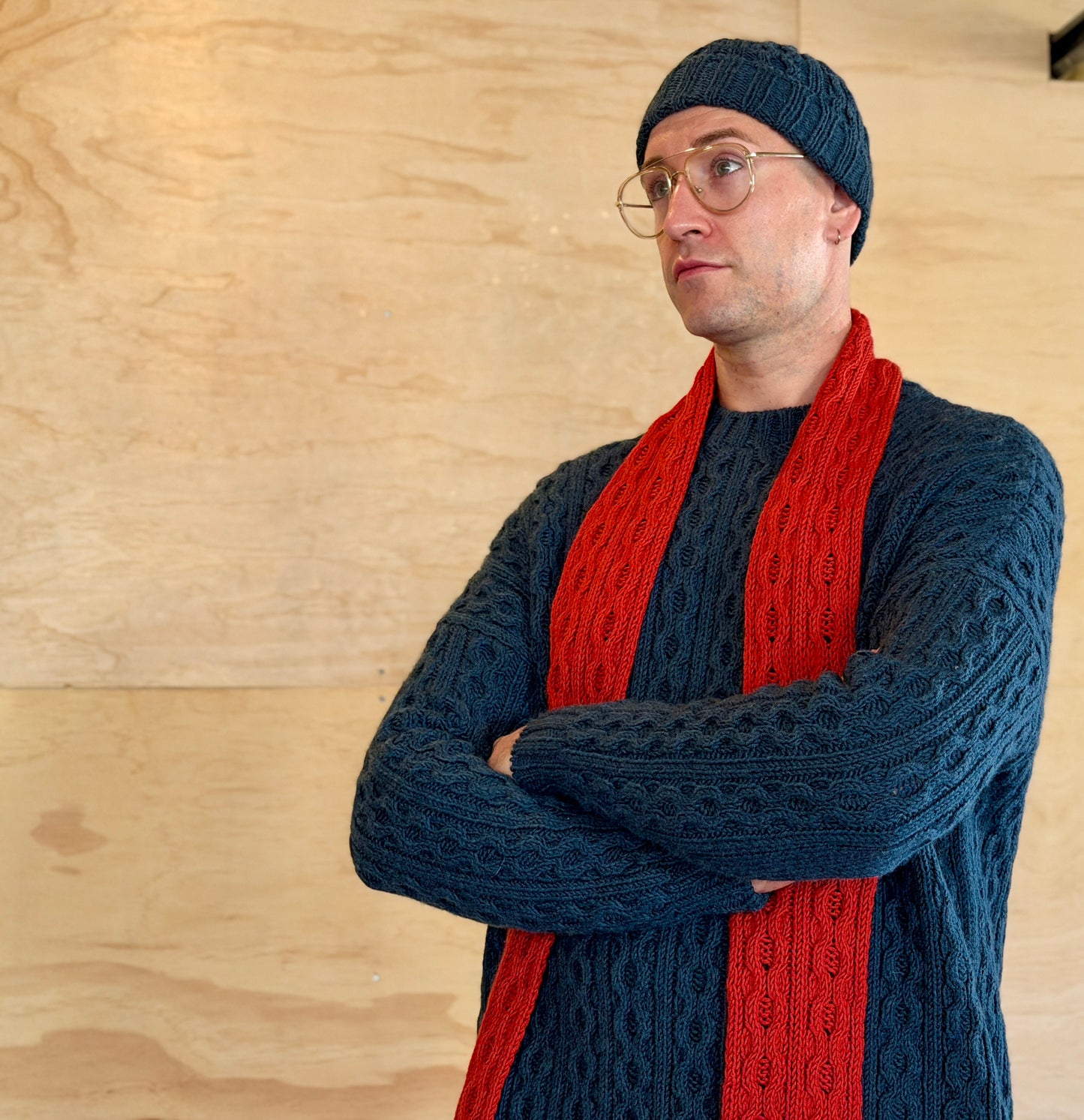 Ties that Bind Scarf - EBEforever designs - PDF PATTERN