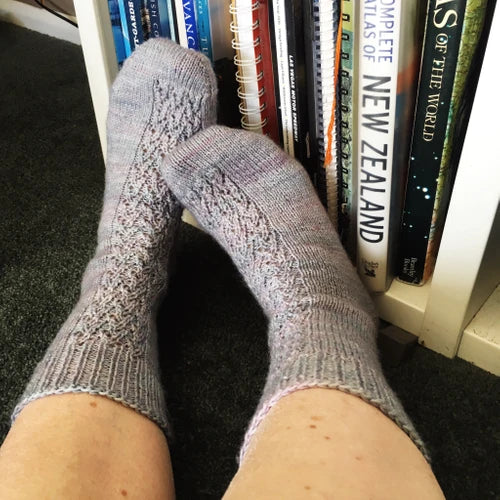Rangitata Sock - Hanging Rock Roost - PRINTED PATTERN